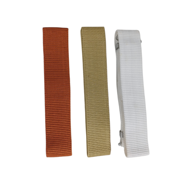 Nylon Belts –  3 Colors (Brown, Khaki, White)
