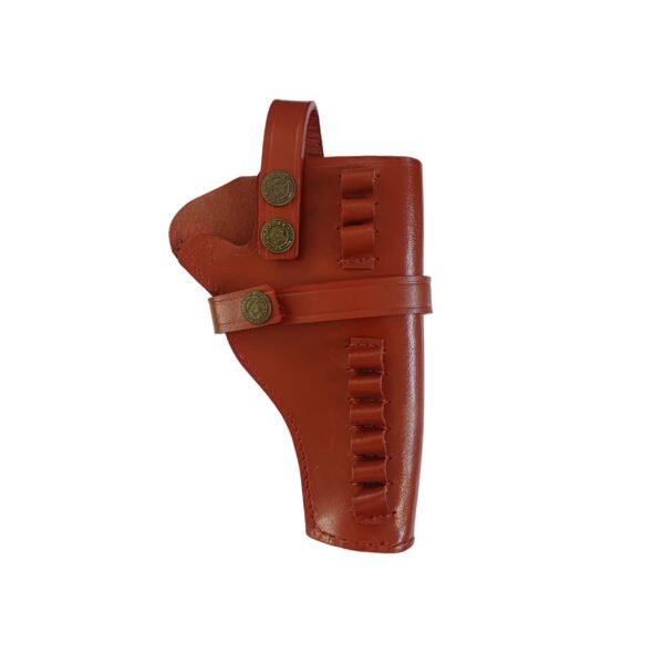 Premium Leather Revolver Holster – Classic Tan Finish
